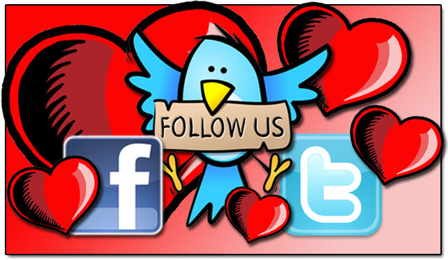 Follow us on your favorite social media site