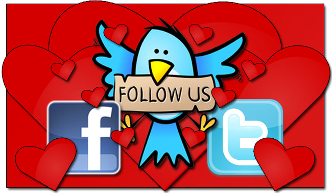 Follow us on your favorite social media site